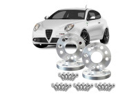 Juego de espaciadores de rueda de aluminio Simoni Racing para Alfa Romeo Mito (16/20 mm, incluye tornillos de rueda)