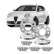 Juego de espaciadores de rueda de aluminio Simoni Racing para Alfa Romeo Mito (16/20 mm, incluye tornillos de rueda)