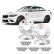 Juego de espaciadores de rueda de aluminio Simoni Racing para BMW M2 F87 (2015-2022, incluye tornillos de rueda)