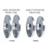 Juego de espaciadores de rueda de aluminio Simoni Racing para BMW M2 F87 (2015-2022, incluye tornillos de rueda), Miniatura 3