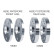Juego de espaciadores de rueda de aluminio Simoni Racing para PEUGEOT 3008 II SUV (2016-2024) con tornillos de rueda inc, Miniatura 3