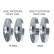 Juego de espaciadores de rueda de aluminio Simoni Racing para Renault Clio (2 x 16,5 mm - 2 x 19 mm), Miniatura 3