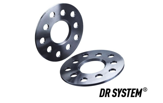 Juego de espaciadores de rueda H&R DR-System de 10 mm por eje - Negro