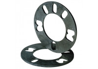 Juego universal de espaciadores de rueda AutoStyle de 95 a 120 mm, 5 mm, 2 piezas