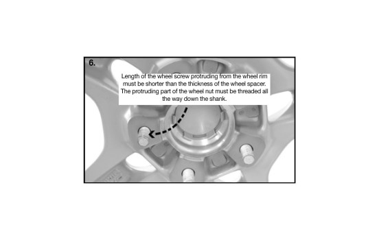 Kit espaciador de rueda H&R DRA System 60 mm por eje - Tamaño de perno 5x112 - Buje 66,5 mm - Tamaño de perno M14x, Imagen 7