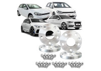 Separador de rueda de aluminio Simoni Racing apto para Audi y VW, incluye tornillos de rueda.