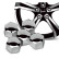 Tapas para tuercas de rueda Simoni Racing - 17 mm - Cromadas - Juego de 20 piezas, Miniatura 2