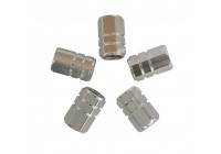 Tapas de válvulas Pistón Plata 5 piezas