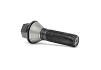 Perno de rueda H&R, cónico, con anillo móvil, M14x1,25 - Longitud 28 mm - Negro (p. ej. BMW)