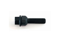 Perno de rueda H&R, cónico con anillo móvil, R14 M14x1,50 - Longitud 44 mm - Negro (p. ej. Porsche)