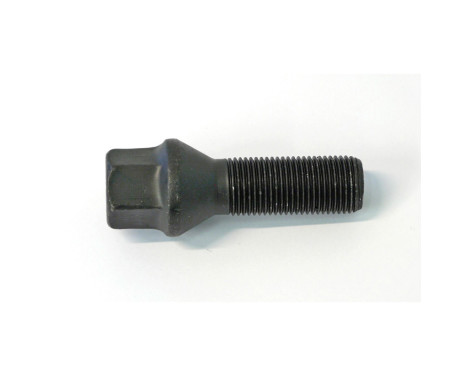 Perno de rueda H&R, cónico, M14x1,25 - Longitud 43 mm - Negro