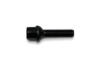 Perno de rueda H&R convexo R12 M12x1,50 - Longitud 55 mm - Negro (p. ej. Mercedes)