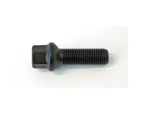 Perno de rueda H&R convexo R14 M14x1,50 - Longitud 60 mm - Negro (p. ej. Mercedes, VW T4)