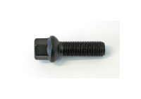 Perno de rueda H&R, redondo cónico R16 M14x1,50 - Longitud 40 mm - Negro (p. ej., Mercedes, VW T4)