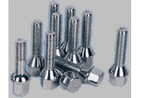 Perno de rueda largo - M12x1,5 mm - Cónico - Longitud 50 mm