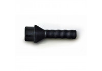 Tornillo de rueda cónico H&R M12x1,50 - Longitud 40 mm - Negro
