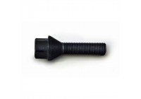 Tornillo de rueda cónico H&R M12x1,50 - Longitud 43 mm - Negro