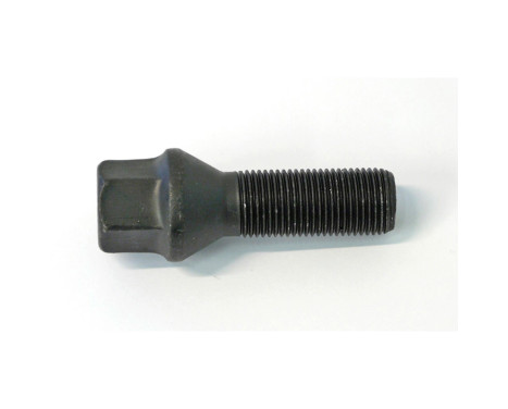 Tornillo de rueda cónico H&R M14x1,25 - Longitud 40 mm - Negro