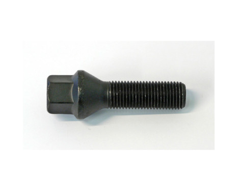 Tornillo de rueda cónico H&R M14x1,50 - Longitud 50 mm - Negro