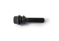 Tornillo de rueda H&R cónico con anillo móvil R14 M14x1,50 - Longitud 29 mm - Negro (p. ej. Porsche, VW T5, V