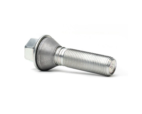 Tornillo de rueda H&R cónico con arandela móvil M14x1,25 - Longitud 48 mm (p. ej. BMW)