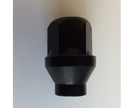 Tuerca de rueda H&R con eje 5mm, Ã¸14,7mm cónica - M12x1,50 - Longitud 34mm - Negra cerrada