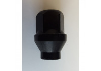 Tuerca de rueda H&R con eje 5mm, Ã¸16,7mm cónica - M14x1,50 - Longitud 34mm - Negra cerrada