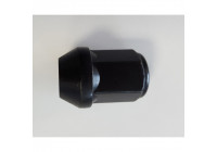 Tuerca de rueda H&R cónica M14x1,50 - Longitud 33mm - Negra cerrada