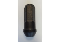 Tuerca de rueda H&R cónica M14x1,50 - Longitud 56mm - Negra cerrada