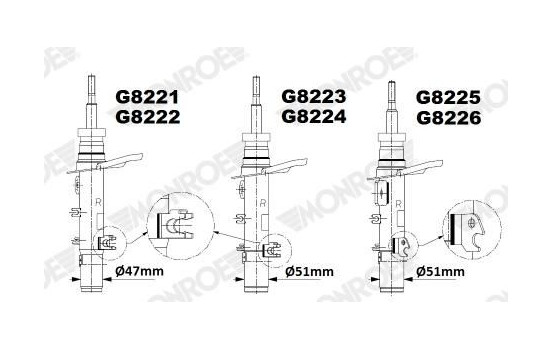 Amortiguador G8221 Monroe, Imagen 3