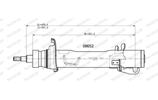 Amortiguador G8652 Monroe, Imagen 2