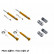Kit deportivo Koni para Mercedes Clase C W205 Sedán Diésel, sin tracción 4x4, AMG ni suspensión neumática, 2014-