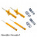 Kit deportivo Koni para Volkswagen Golf 7 GTi/GTD sin DDC 4-Motion GTE R 2012-2015, peso en el eje delantero hasta 1010