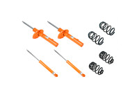 Kit KONI Str.T adecuado para Seat Leon 5F y Golf VII con puntal de 50 mm y eje multibrazo, eje trasero/delantero