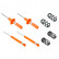 Kit KONI Str.T apto para Audi A6/A7 4G Sedan 2WD - peso del eje delantero desde 1186 kg (A6: 35 mm) (A7: 20