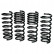 Muelles de bajada H&R para Audi A4 Avant 2WD S-Line 2015 (20 mm, sin Drive Select)