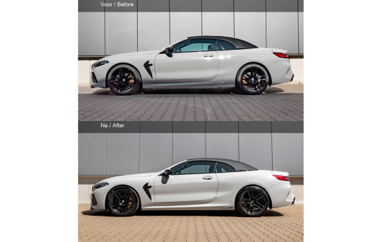 Muelles de descenso H&R compatibles con BMW M8 (F91) Convertible 2019 (incl. Competition VA30/AA30 mm), Imagen 3
