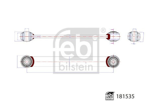 Barra estabilizadora 181535 FEBI, Imagen 3