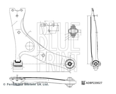 Brazo de control, suspensión ADBP860200 Blue Print