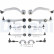 BRAZO DE CONTROL, CONJUNTO DE ALUMINIO TC1400KIT Delphi, Miniatura 6