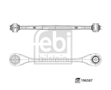 Brazo de control, suspensión 196587 FEBI