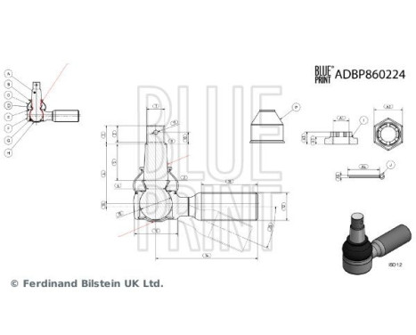 Rótula ADBP860224 Blue Print