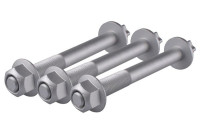 Tornillo, extensión del eje