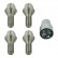 Juego de tornillos de rueda 27051 FEBI
