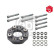 Conjunto de acoplamiento de eje de goma/disco Hardy, Miniatura 2