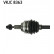EJE DE TRANSMISIÓN INTELIGENTE VKJC 8363 SKF, Miniatura 2