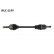 EJE DE TRANSMISIÓN RENAULT VKJC 6199 SKF
