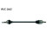 Eje de transmisión VKJC 1662 SKF