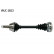 Eje de transmisión VKJC 1813 SKF