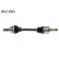 Eje de transmisión VKJC 2563 SKF